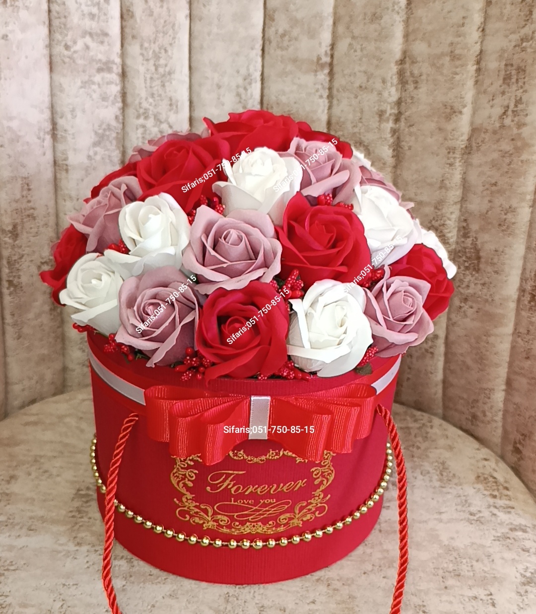 Sabun gül səbətləri