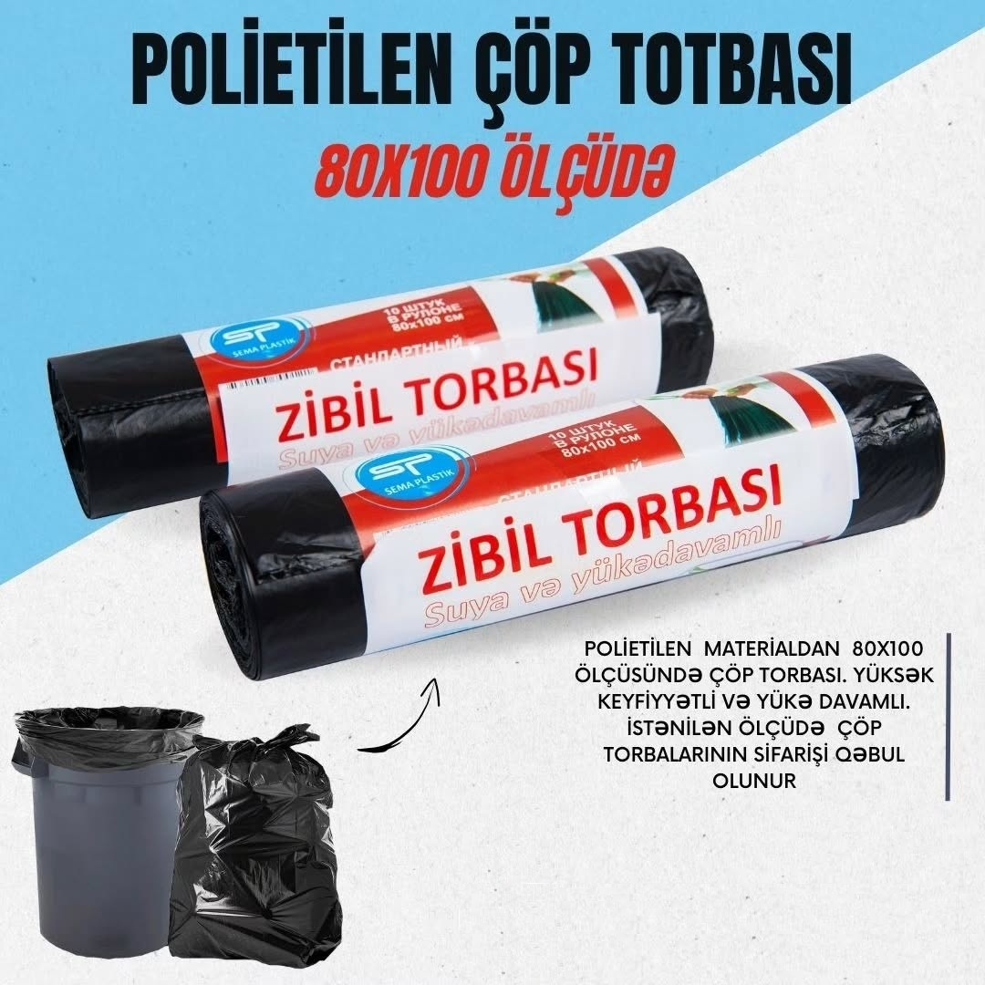 Polietilen zibil (çöp) torbaları — şəkil 3