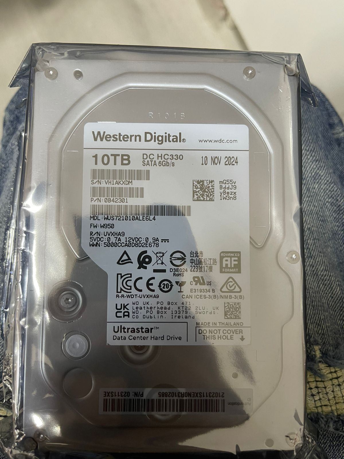 Western Digital Ultrastar 10TB Sərt Disk