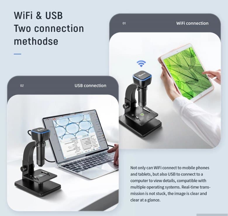 Wi-Fi mikroskop 2000x