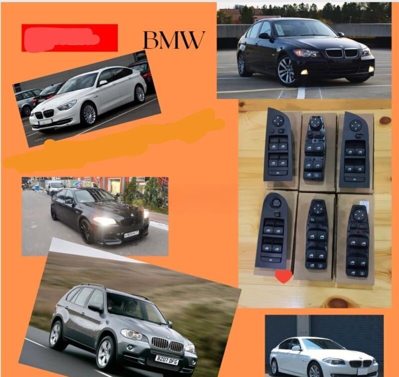 Şüşəqaldıran düymə bloku BMW