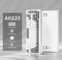 Klaviatura Ajazz AK820 Gray-White White Light — şəkil 3