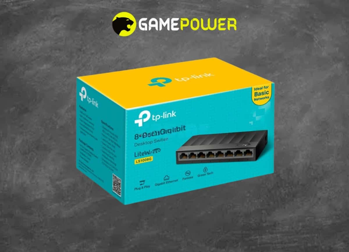 TP-Link LS1008G 8-Port Gigabit Desktop Switch - Tenderyard