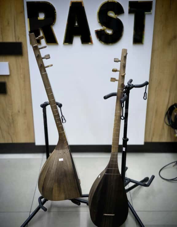 Cura saz made of black walnut wood - Tenderyard