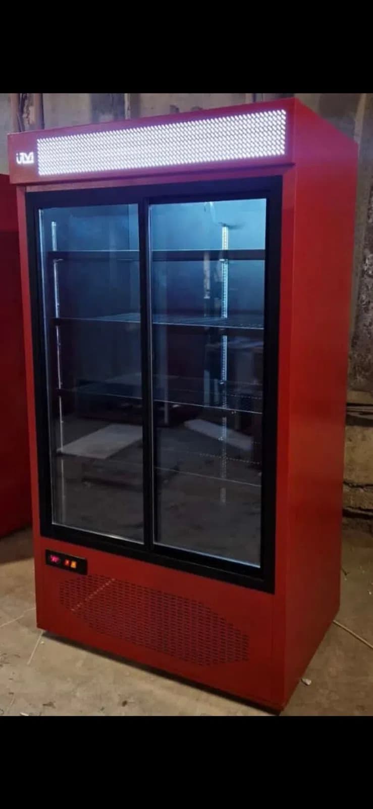 Süd məhsulları üçün soyuducu vitrin 110x75x200 sm