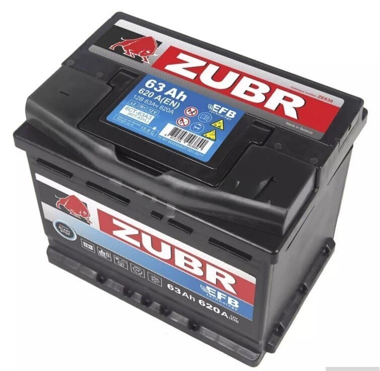Akkumulyator Zubr EFB 63 Ah