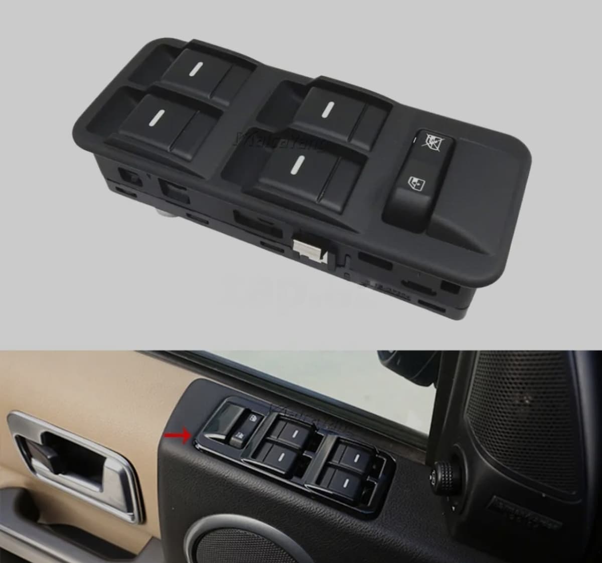 Şüşəqaldıran düymə bloku Land Rover Range Rover Discovery