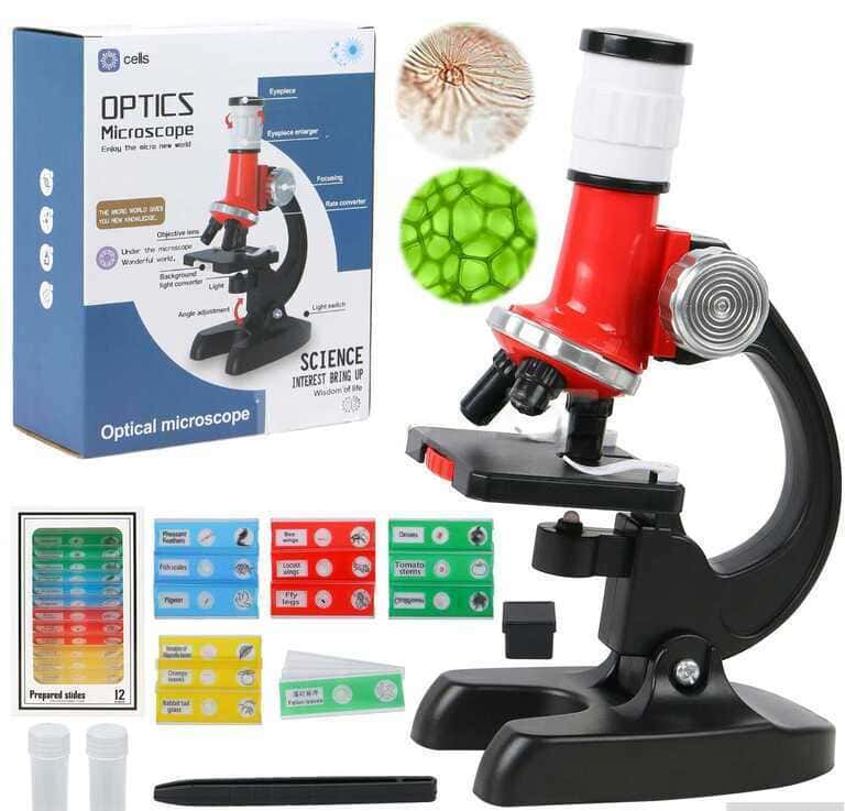 TFHallowStyle 100x-1200x Microscope Set - Tenderyard