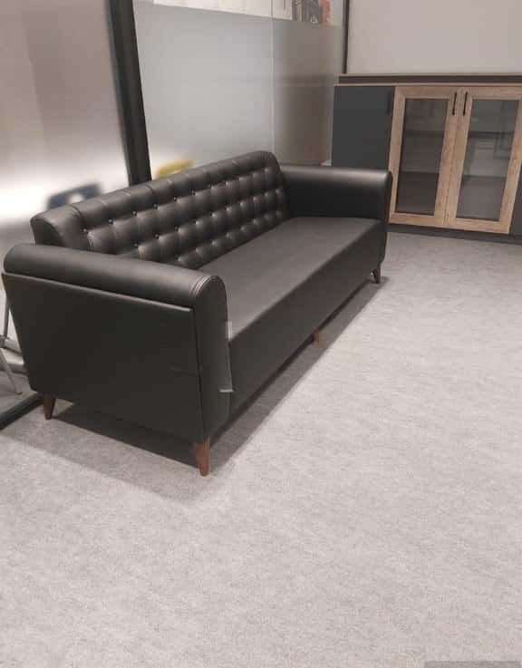 Three-seater sofa, Brown color - Tenderyard