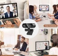 Veb-kamera 2K Full HD mikrofonlu — şəkil 2