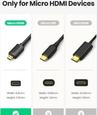 Qara rəng data kabel, HDMI — şəkil 7