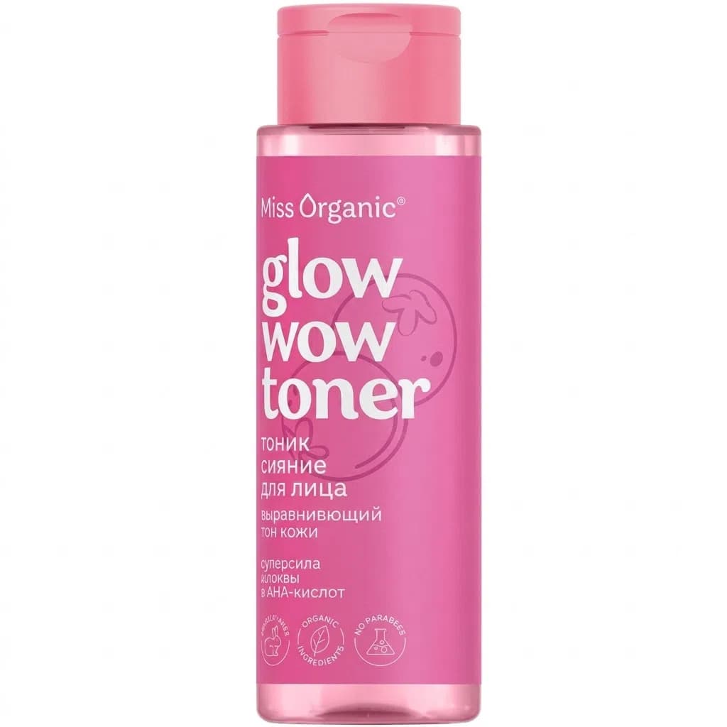 Miss Organic Glow Wow Üz Toniki, 190 ml