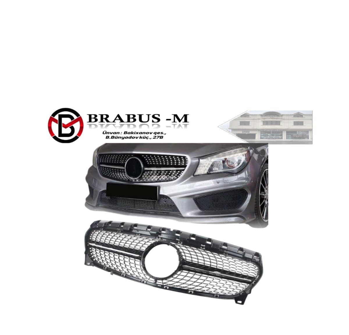 Radiator barmaqlığı Mercedes W117