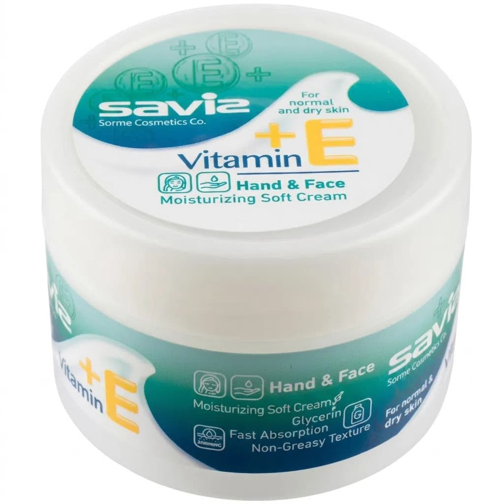 Saviz Vitamin E Nəmləndirici Üz və Bədən Kremi 180 q