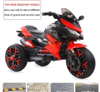 Uşaq motosikleti 3 təkərli musiqili led işıqlı — şəkil 8
