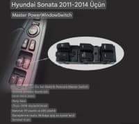 Şüşə qaldıran düymə bloku Hyundai Sonata 2011-2014 — şəkil 2