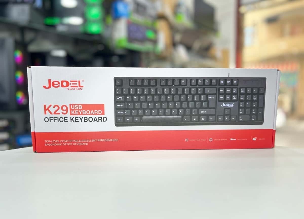 Jedel K29 USB Wired Office Keyboard - Tenderyard