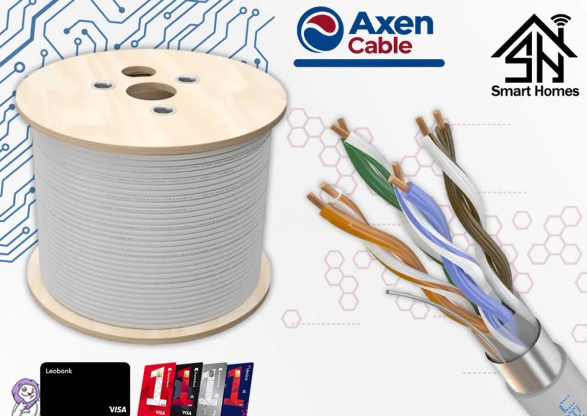 Şəbəkə kabeli Axen BC F/UTP Cat6 500 metr