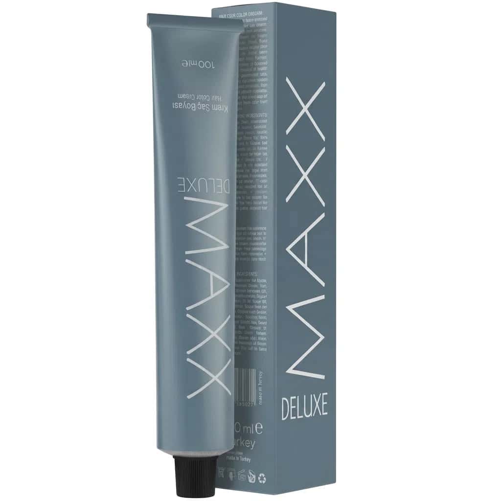 Maxx Deluxe Professional Saç Boyası 1.0 Black, 100 ml - Tenderyard