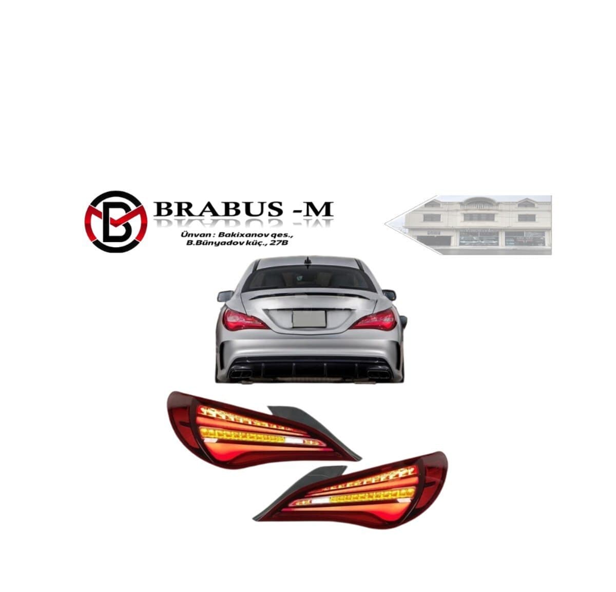 Stop işıqları Mercedes W117