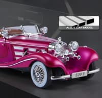 Mercedes-Benz 500 K Retro Metal Avtomobil Modeli — şəkil 3