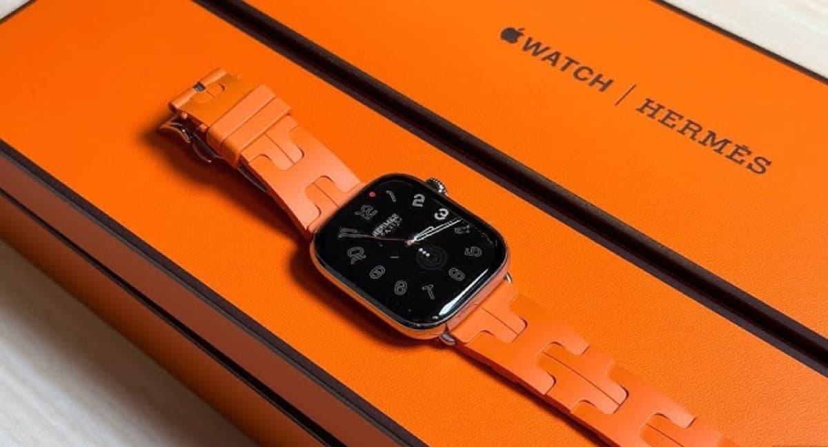 Smart saat kəməri Apple Watch 11/46 Hermes Orange