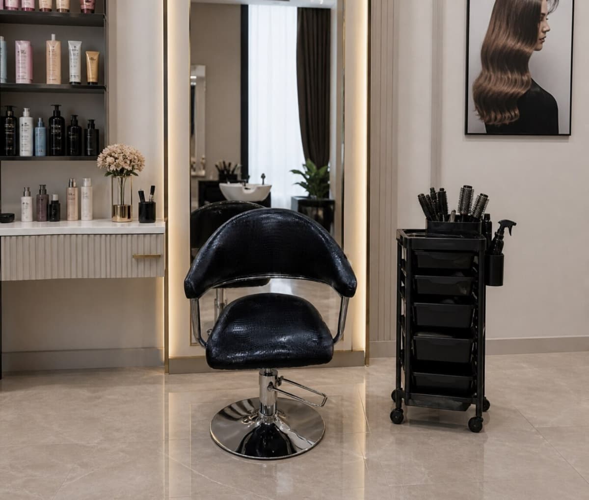 Salon və bərbər kreslosu