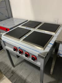 4 Gözlü Professional Elektrik Sobası 80x90x85 — şəkil 2