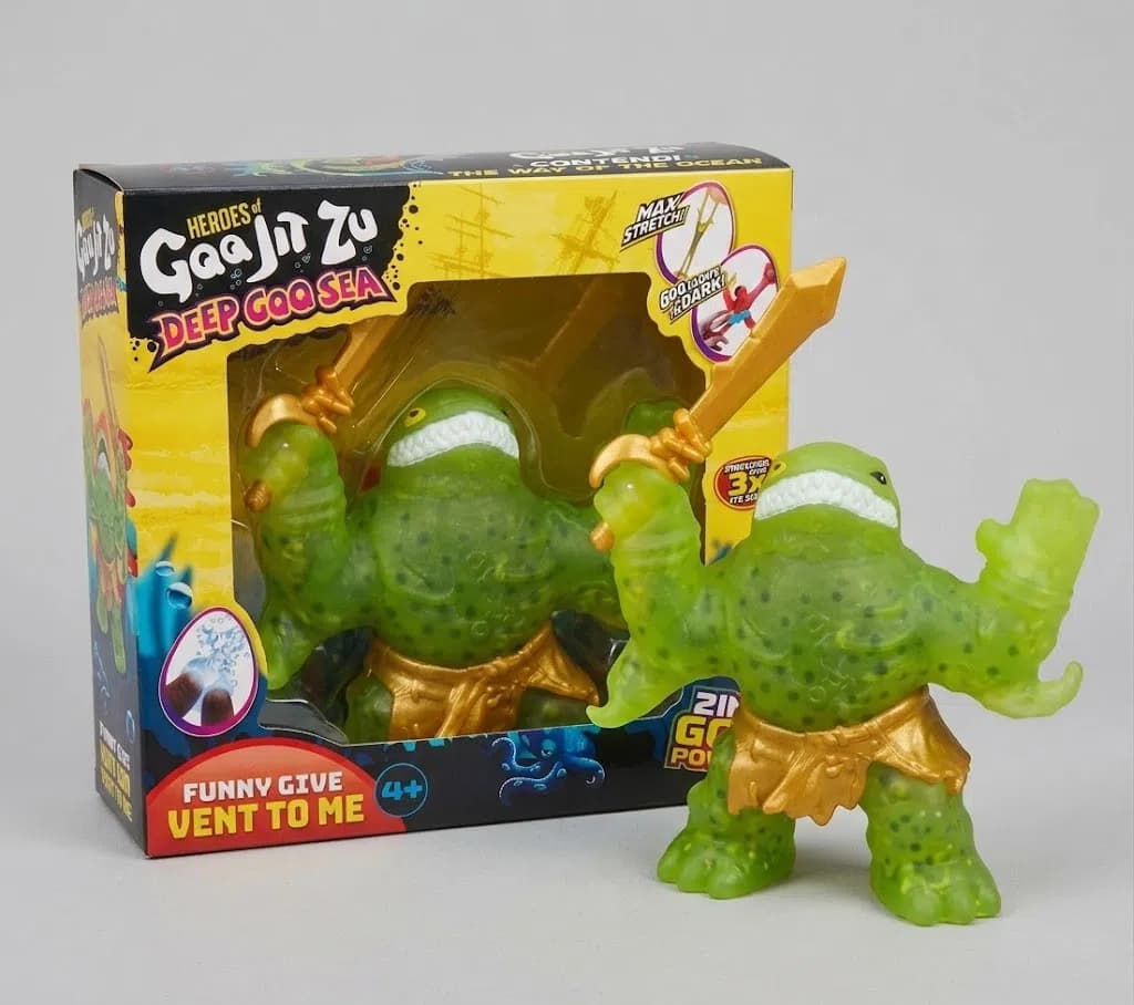 Antistress oyuncaq Goojitzu Ill Eel Hero Pack Gursed Goo Sea S10