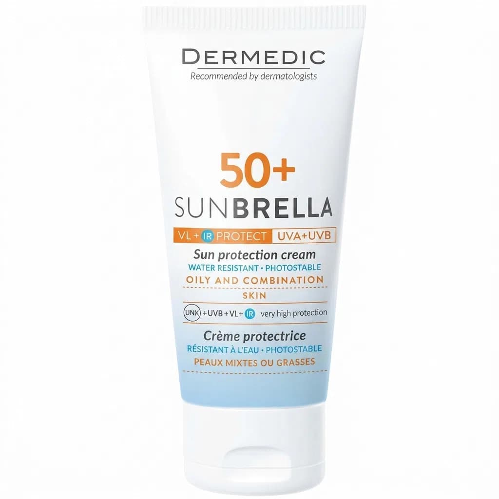 Dermedic Sunbrella SPF50 Yağlı və Qarışıq Dəri Üçün Krem