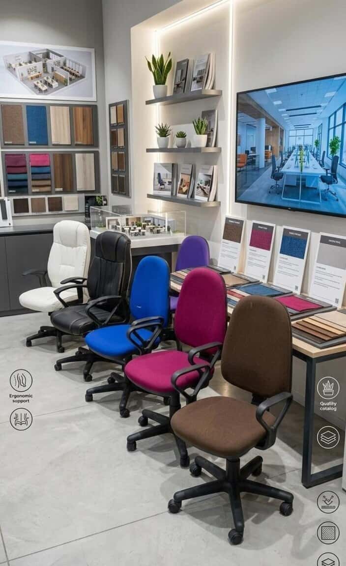 Qarışıq rəng, Ofis üçün kreslo - Tenderyard