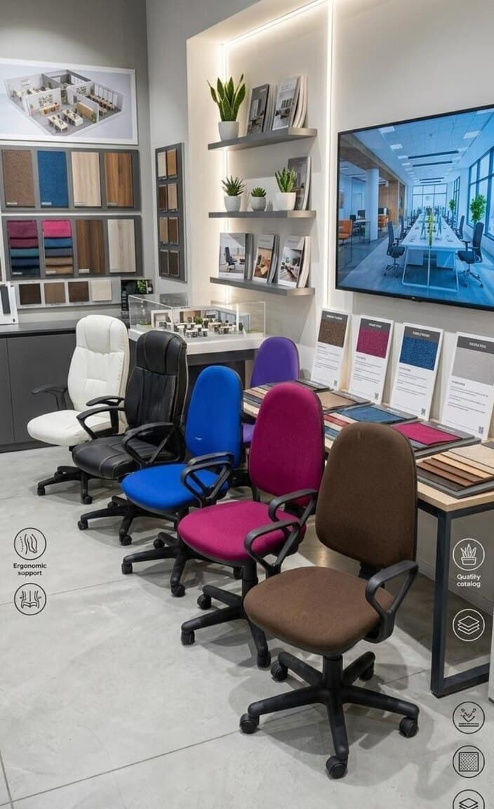 Qarışıq rəng, Ofis üçün kreslo