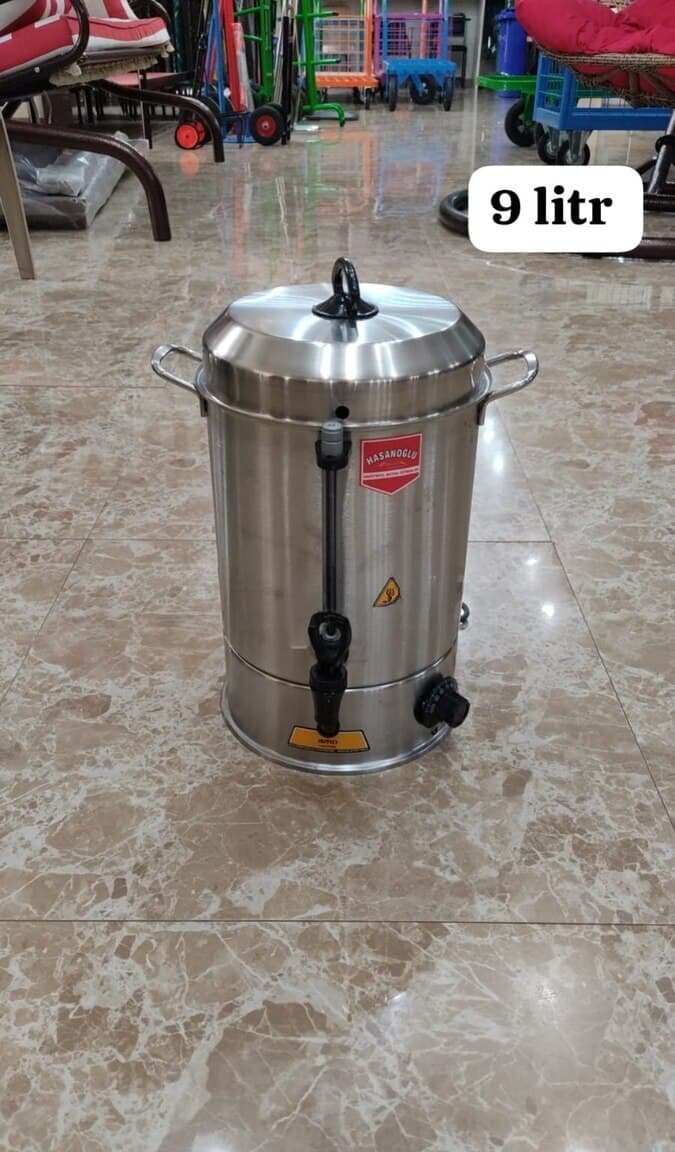 Samovar Paslanmayan polad material