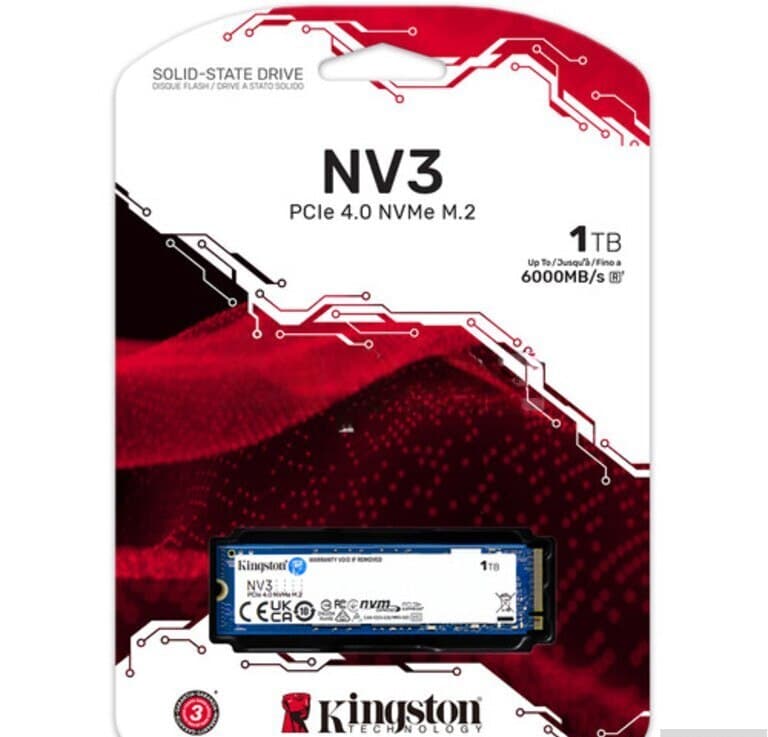 SSD Kingston NV3 1TB M.2 PCIe 4.0