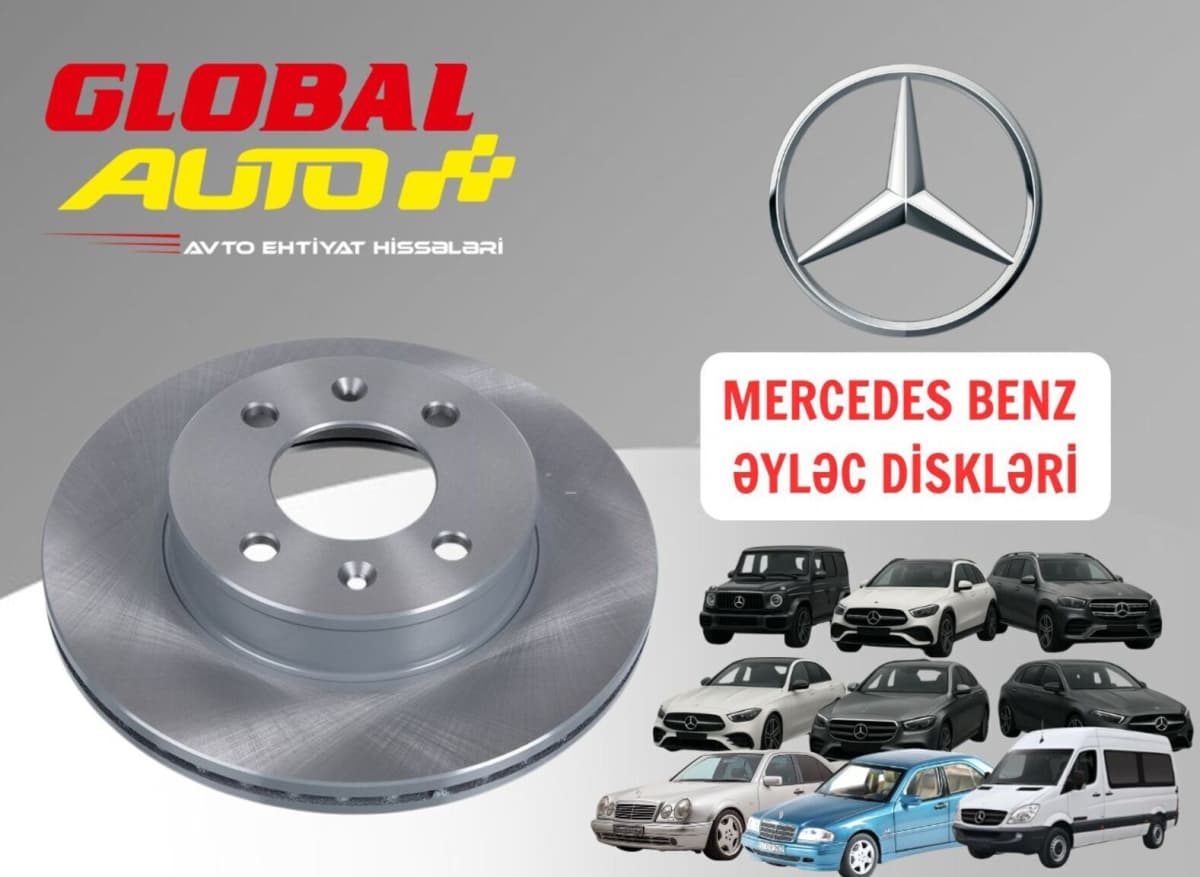 Əyləc diskləri Mercedes-Benz modelləri üçün
