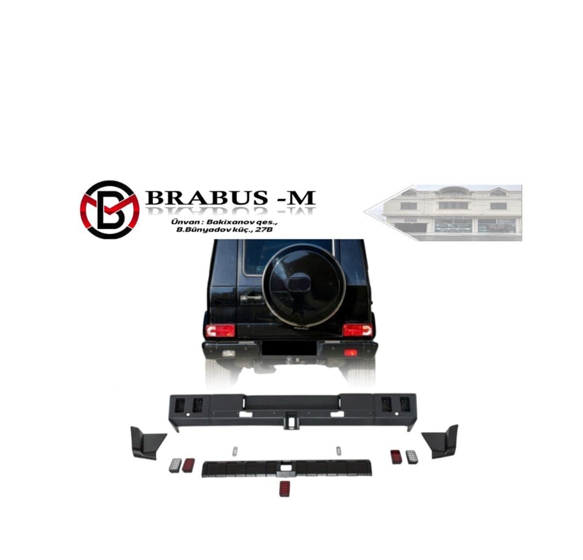 Arxa bufer Mercedes G-Class