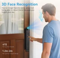 Ağıllı qapı kilidi Smart Lock QL-S940 Max Face — şəkil 3