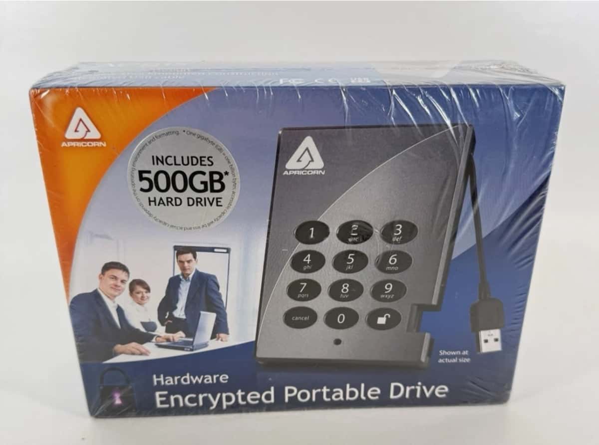 Xarici hard disk Apricorn Aegis Padlock 500GB - Tenderyard
