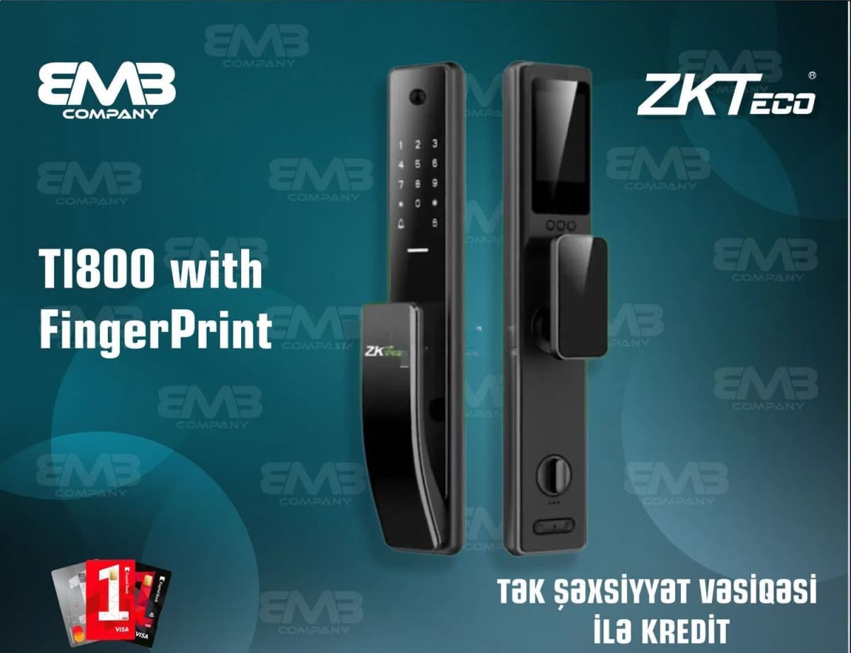 Smart qapı kilidi ZKTeco TL800