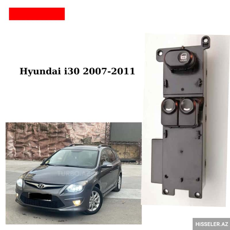 Window switch control panel for Hyundai i30 2008 - Tenderyard