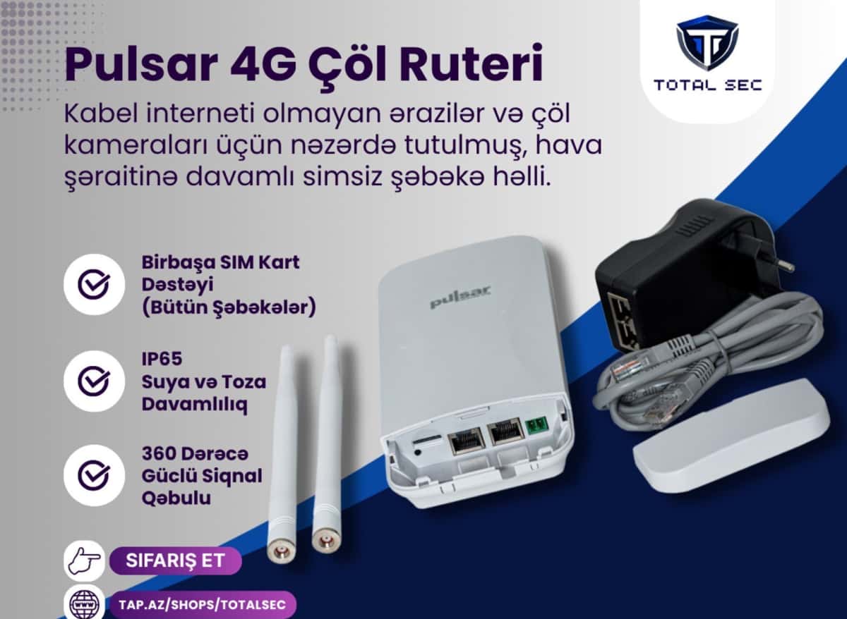 4G LTE Wi-Fi Router Pulsar Uniti LTE - Tenderyard