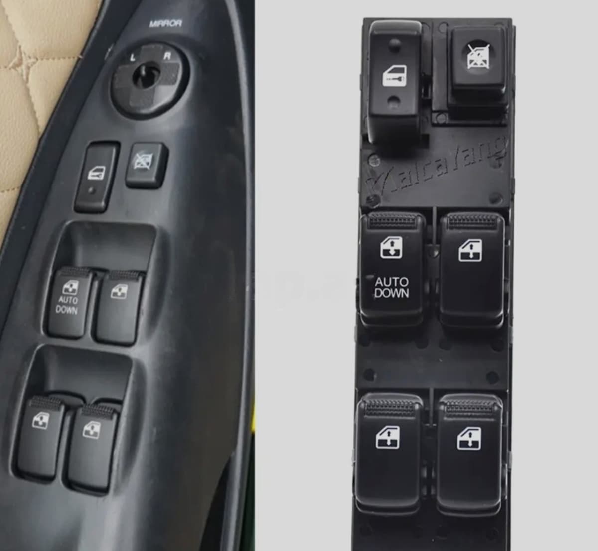 Şüşə qaldıran düymə bloku Hyundai Tucson 2004-2010