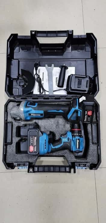 Brushless Drill and Angle Grinder Set - Tenderyard