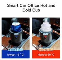 Avtomobil üçün smart su qızdırıcı və soyuducu stəkan — şəkil 3