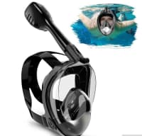 Tam Üz Örtüklü Snorkel Üzgüçülük Maskası — şəkil 3