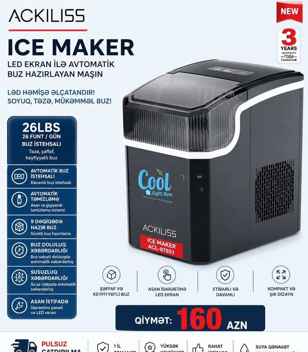 Buz aparatı Ackiliss ACL-97851
