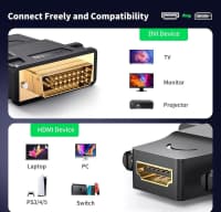 Adapter Ugreen DVI-D to HDMI 20124 — şəkil 5