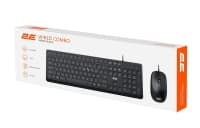 Klaviatura və siçan dəsti 2E Wired Combo MK405 Black — şəkil 1