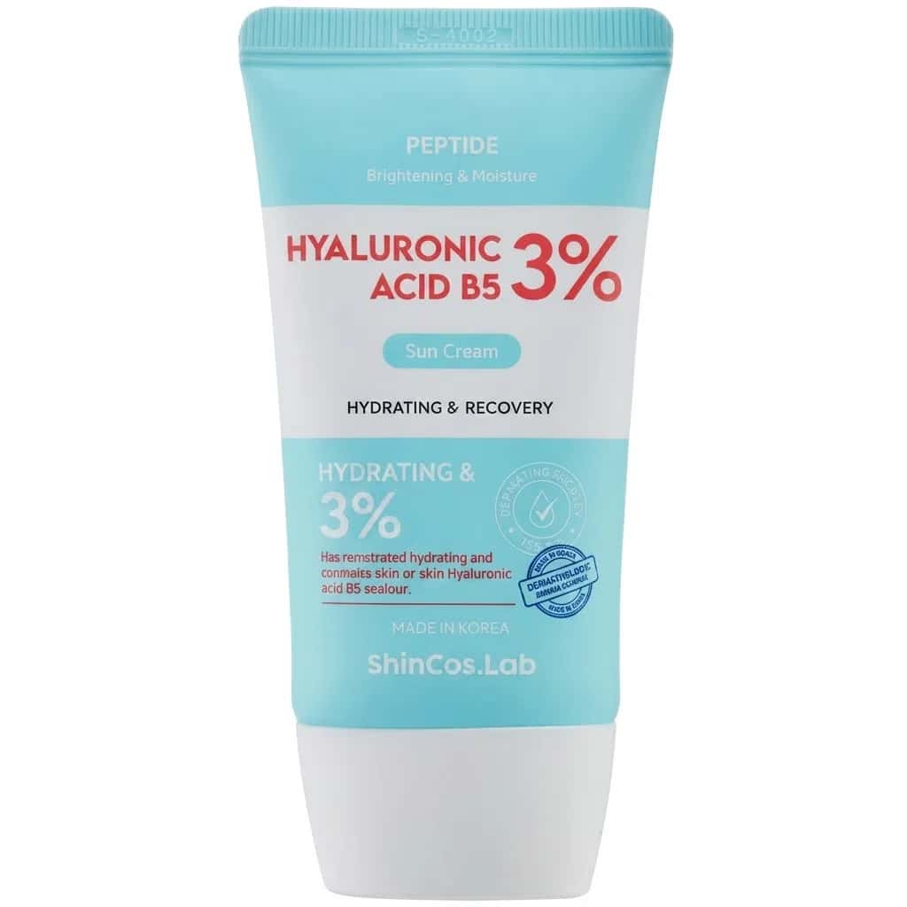 Shincos.Lab 3% Hyaluronic Acid B5 SPF50 Sunscreen 75ml - Tenderyard