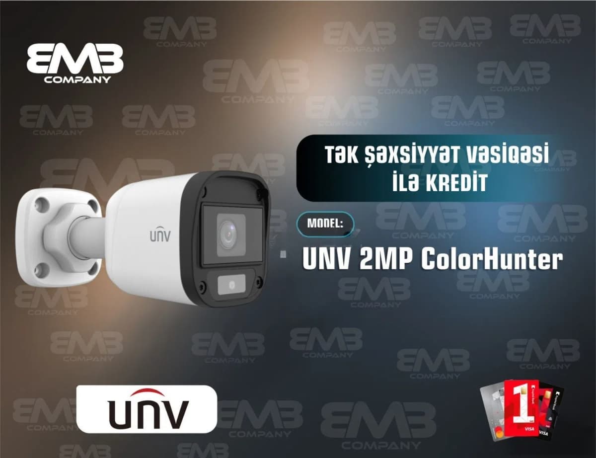 Müşahidə kamerası UNV 2MP Colour Hunter